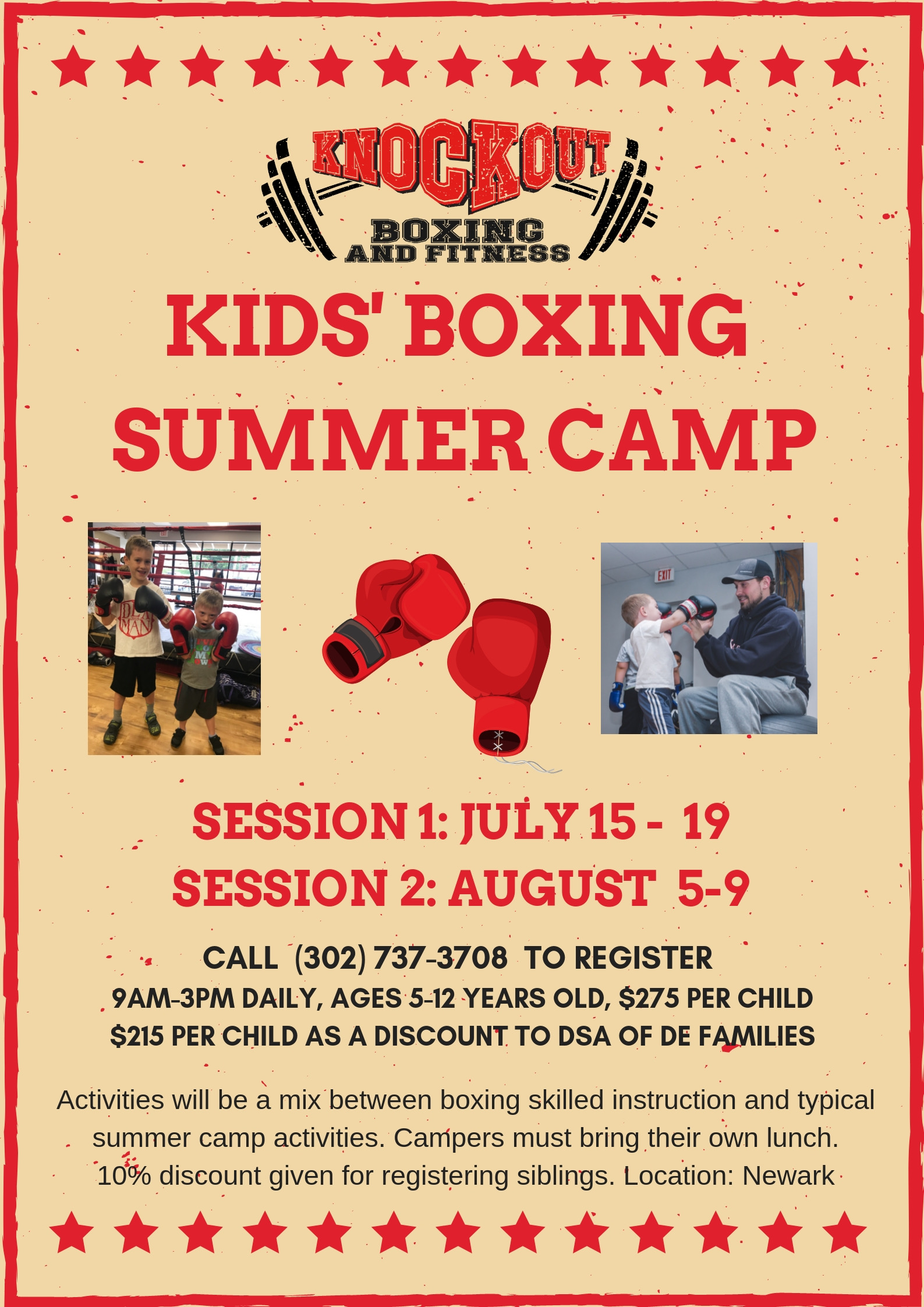 SUMMER CAMPS Knockout Boxing